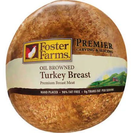 Representative Deli Meats & Sausage product: Foster Farms - Oil Browned Turkey Breast