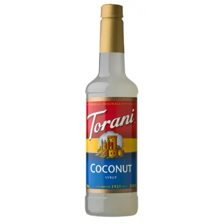 Representative Beverages & Mixers product: Torani - Coconut Syrup - 750 ml